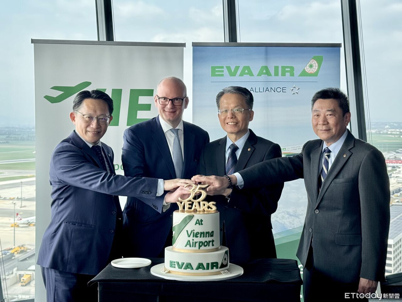 長榮航空維也納航線35週年 「首個歐洲航點」載客率近9成