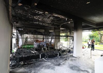 離奇！9旬翁靈柩剛送火化　「靈堂瞬間起火」燒成焦黑