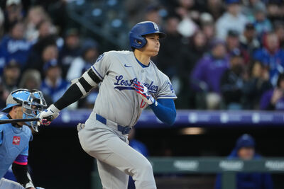 大谷翔平極寒1度敲雙安！延續49場上壘紀錄　道奇7比1擊敗洛磯