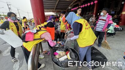 白沙屯媽祖百萬人進香！垃圾問題成焦點　志工：真的來不及清