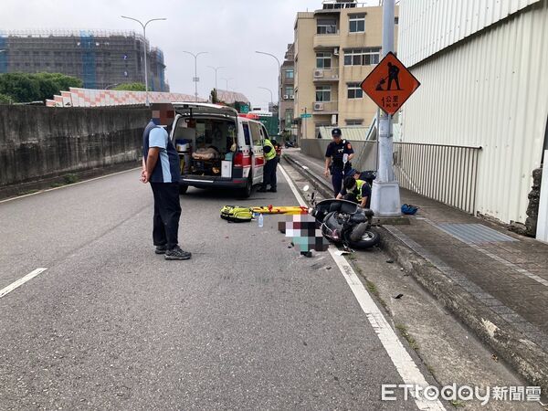 ▲▼大貨車疑視線死角撞死80歲阿嬤。（圖／民眾提供）          