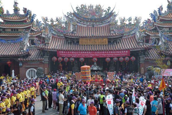 ▲▼台中樂成宮旱溪媽啟駕，展開22天遶境，全台天數最長。（圖／台中市政府提供）