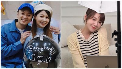 Energy書偉辣妻快生了！「狀態好到不科學」懷雙寶大肚現形：連呼吸都喘