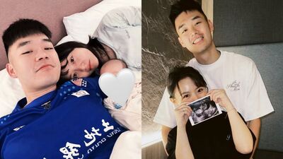 王齊麟慶兒滿月曬全家福！　親吐當爸心聲：一不留神你就長大了