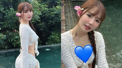 元元解放低胸炸上圍！　「被拍火辣事業線」網暈：看到妳都熱了