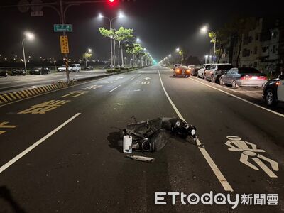 離奇！高雄男跌落水溝獲救　2小時後騎車自撞分隔島送醫