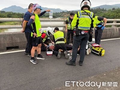 快訊／新北鐵道馬拉松傳意外！47歲男跑者「口吐鮮血」倒地命危