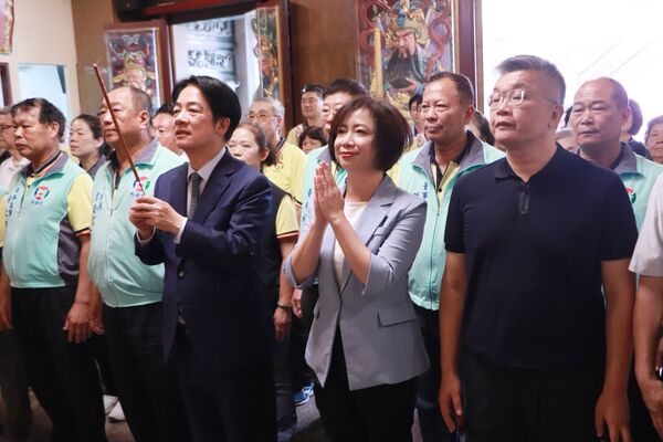 ▲▼總統賴清德、台中市長參選人何欣純、民進黨團總召蔡其昌。（圖／何欣純國會辦公室提供）