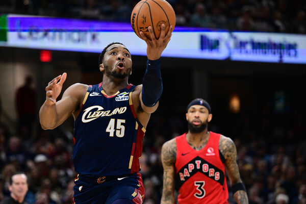 ▲克里夫蘭騎士米歇爾（Donovan Mitchell）。（圖／達志影像／美聯社）