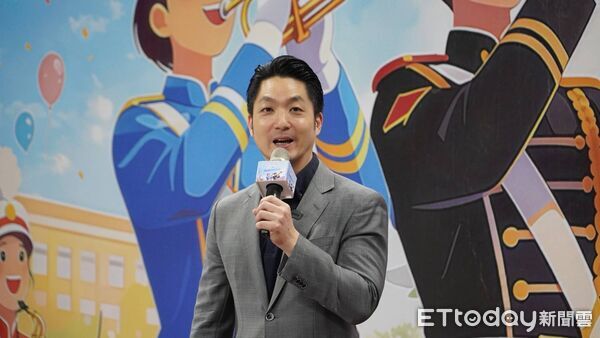 ▲台北市長蔣萬安出席臺北市115年度樂儀旗舞觀摩表演及授旗活動。（圖／記者呂佳賢攝）