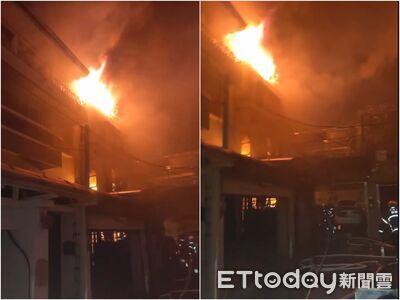 快訊／嘉義暗夜惡火吞透天厝　3樓陽台找到3人無生命跡象