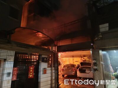 透天厝惡火全面燃燒「僅1消防車能進去」　一家三口慘死陽台