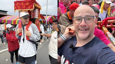 吳鳳朝聖媽祖遶境「今年又扛轎」！　感性喊：我已是台灣的一部分