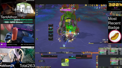 《魔獸世界》神人製「肉感控制器」　四根熱狗闖關網笑：好油喔