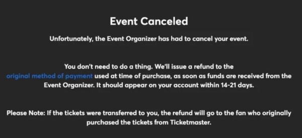 ▲i-dle無預警取消9場巡演。（圖／（翻攝自Ticketmaster）