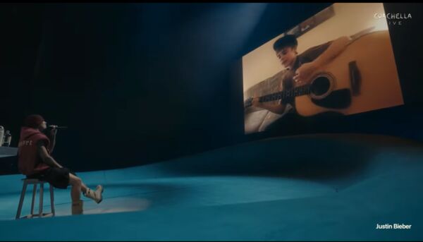 ▲小賈斯汀（Justin Bieber）科切拉音樂節（Coachella）第二週演出，和怪奇比莉（Billie Eilish）和SZA同台。（圖／翻攝自YouTube／Coachella）