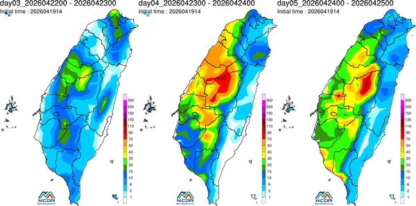 全台變色「紅爆雷雨彈」下周2段變天　鄭明典：大片紫特徵出現