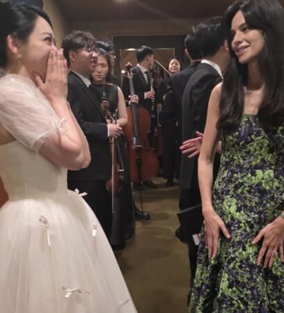 ▲宋仲基首合體英國妻。（圖／翻攝自金素賢、張聖圭IG）