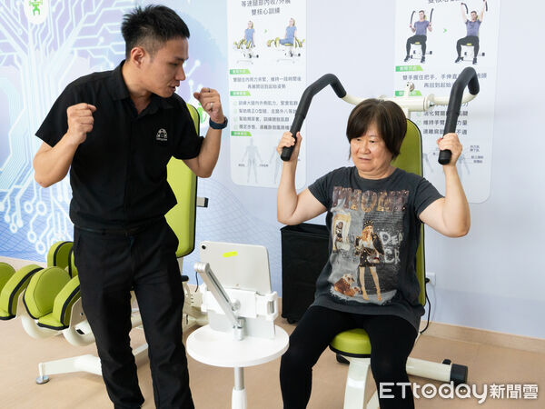 ▲台南市立醫院「肌廠實驗室－智慧運動中心」揭幕，導入AI打造個人化運動處方。（記者林東良翻攝，下同）