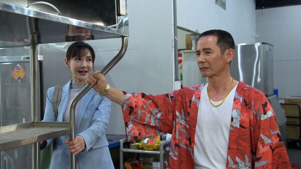 ▲徐千京與王耿豪在《豆腐媽媽》有許多對手戲。（圖／民視提供）