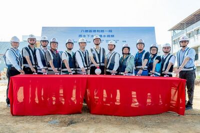 桃園捷運綠線八德區德和路雨水下水道工程　超前3個月完工