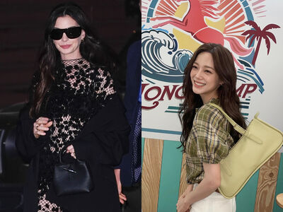 安海瑟薇拎Longchamp高級黑包太勸敗！金世正同款法棍包也列入必買清單