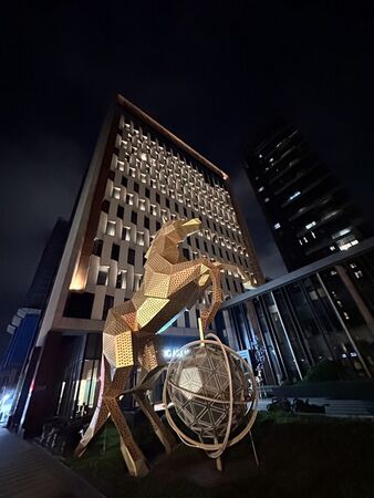 ▲2026桃園燈會主燈「飛馬」落腳「千塘行旅」