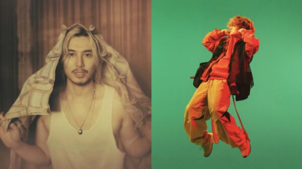 ▲藤井風（左）將登高雄世運主場館，恰巧與歌手Vaundy（右）撞場。（圖／翻攝自IG）