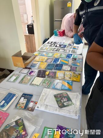 ▲刑事局國際科與泰國警方合作破獲幫博弈、詐騙集團洗錢的水房逮21人。（圖／記者張君豪翻攝）
