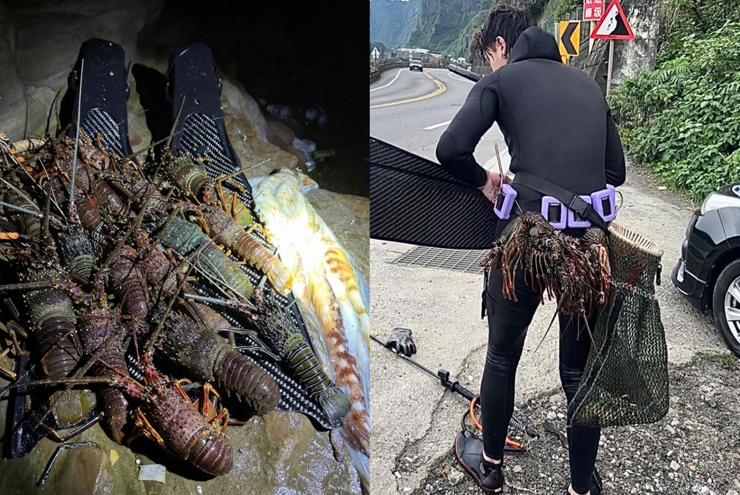▲張男夜間前往南雅漁港外海潛水不慎溺斃。（圖／翻攝自threads）