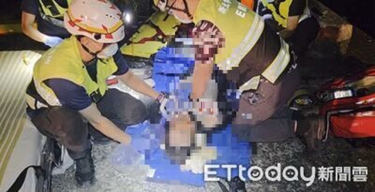 ▲張男夜間前往南雅漁港外海潛水不慎溺斃。（圖／記者郭世賢翻攝）