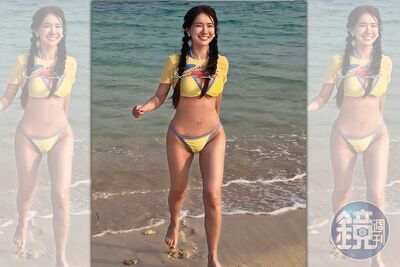 直擊禾羽拉梓梓下海拍寫真！　沖繩沙灘取景　