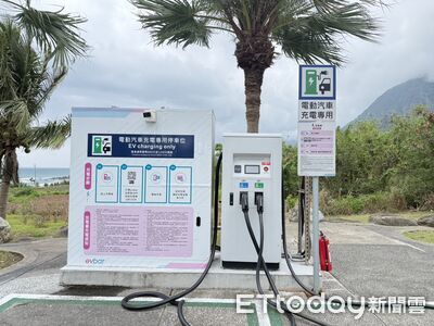 東海岸電車自駕遊免里程焦慮 都歷遊客中心台11線旁充電樁啟用