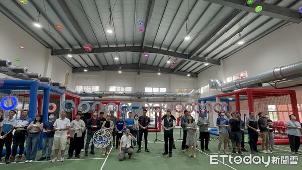 ▲台南首辦無人機足球師資培訓，吸引120名教師參與。（記者林東良翻攝，下同）