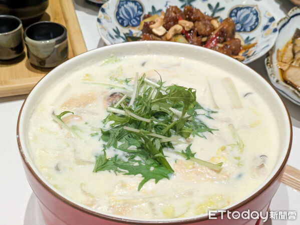 ▲漢來美食「樂蔬」招牌菜色一次看　這3道料理由正寬法師打造。（圖／記者黃士原攝）
