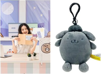 夢時代出現「社畜辦公室」好療癒　京站「灰燼色布丁狗」準備開搶！