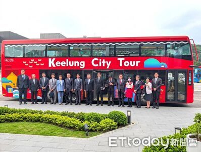 東京都議會自民黨議員聯盟訪基隆　謝國樑邀搭雙層巴士促交流