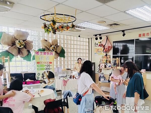 ▲台南市推動「日日好市．好好市集」，打造女性創業與展售平台。（記者林東良翻攝，下同）