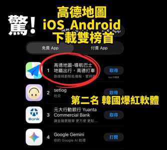 才喊擬禁用！高德地圖「爆紅衝第一」　一票人喊：感謝告知