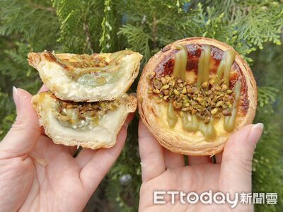 肯德基「開心果脆粒蛋撻」開箱　台灣限定3層口感