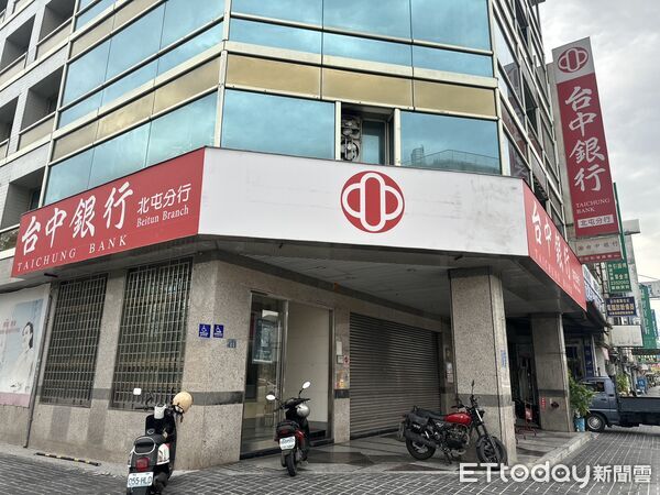 ▲台中銀行據點外觀。（圖／記者許權毅攝）