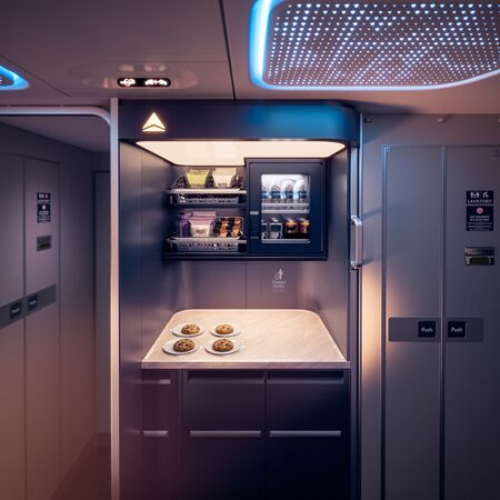 ▲▼達美航空Delta One商務艙。（圖／達美航空提供）
