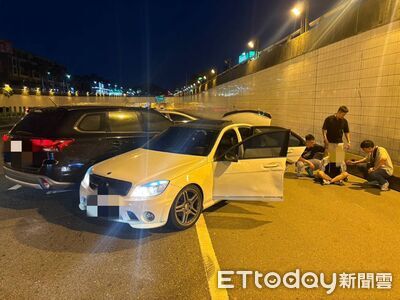 台中台74驚傳槍響！20歲車手「衝撞警車」狂逃5km　警轟1槍制伏