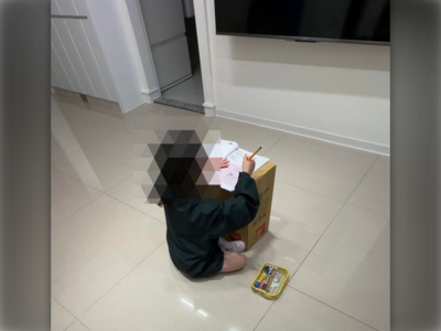 新北夫妻控裝潢拖到崩潰「170萬全付了」　女兒只能趴紙箱寫功課