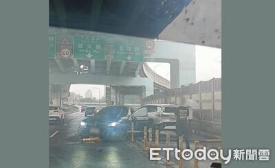 快訊／水源快速道路2車碰撞！往基隆高架全線封閉　上班車潮塞爆