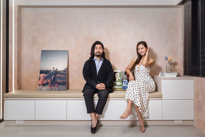 藝人薔薔百萬工作室開箱！歐德傢俱操刀規劃「視覺錯位」化解老屋樑柱　打造1.6坪夢幻更衣室