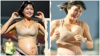 挺9月大肚跑5K「不顧胎兒安全」挨罵！黃沐妍嚴肅回85字：有很多認知落差