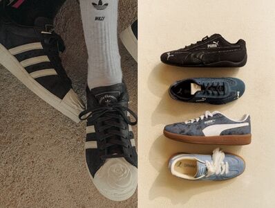 鞋櫃要失守了！adidas立體玫瑰貝殼頭美到犯規、PUMA丹寧＋蕾絲鞋帶超仙