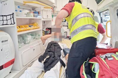 騎士胸口超悶求助!高階心電圖機查出急性心梗 警消聯手救回