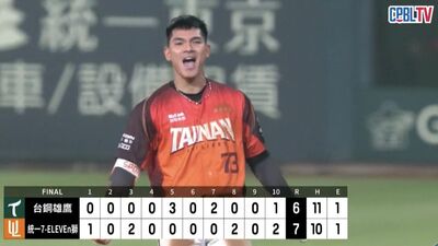 朱迦恩兩度追平關鍵！陳聖平再見野選　獅7比6台鋼終止4連敗